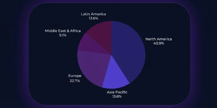 Regional shares of the short-term leasing market